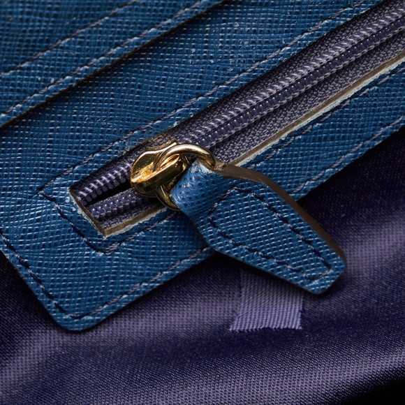 MCM shoulder bag blue leather ladies - Picture 7 of 10